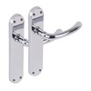 HANDLEZONE® 1 Pair of Avis Polished Chrome Lever Latch Door
