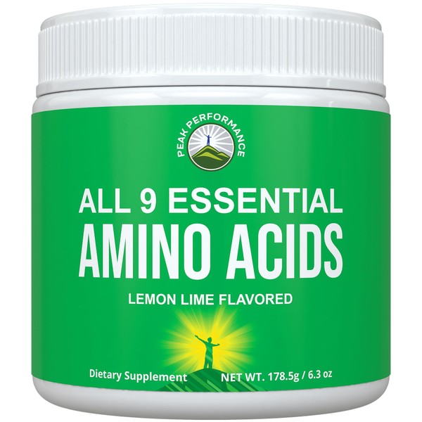 All 9 Essential Amino Acids Powder Supplement with 26 Clinical Studies. For Muscle Recovery, Growth. Fast Acting EAA 32X Effective vs BCAA / BCAAS Branched Chain Aminos Acid. EAAs. Lemon Lime