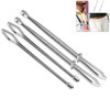 4 Pcs Flexible Drawstring Threaders, Adjustable Loop Turner Clip Elastic