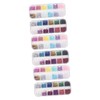 Healeved 6sets Shiny Glitter Nail Sequins Paillette for Manicure Art
