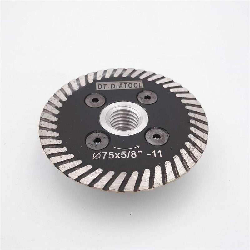 DT-DIATOOL Tile Diamond Mini Blade Engraving 5/8-11 Long Flange Diameter