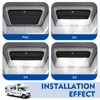 Zikefest RV Skylight Vent Cover, Magnetic Foldable RV Blackout Window