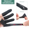 G2PLUS Black Finger Cots 200 PCS Latex Anti-Static Finger Covers