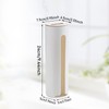 Futuhada Cotton Pads Storage, Wall Mounted Cotton Pad Dispenser with