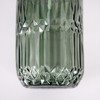 SDlumeiy 18 oz Dark Green Thick Glass Soap Dispenser with