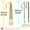 KAYEF Ponytail Extensions, 2 Pieces Extensions Braid, Ponytail Wig, Braid