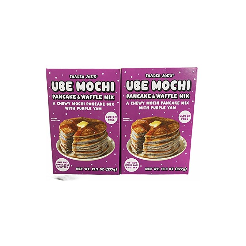 Trader Joe's Ube Mochi Pancake & Waffle Mix, 13.3 oz
