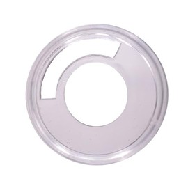 ITSYHPRO 100pcs Discbound Discs Plastic Expander Binder Rings Disc Planner Discbound Notebook Accessories(Clear Pen Clip,1.1inch/28mm 100pcs)