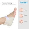 Sosation 4 Pairs Heel Protectors Sheepskin Adjustable Heel Protectors for