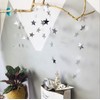 Yuccer 2 Pack Paper Garland Decorations Glitter Star Garland Hanging