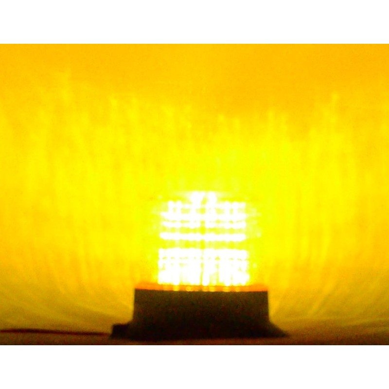 BS2T AMBER ORANGE 12-100V DC 1/2" PIPE MOUNT STROBE XENON