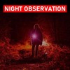 Red LED Flashlight - Single Mode Adjustable Focus Flashlights for