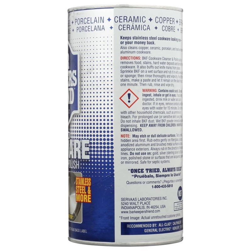 Bar Keepers Friend Cookware Cleanser and Polish Powder - 12oz