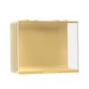 Doll Display Case ABS Transparent Stackable Clear Display Box Toy