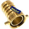 Brass Hose Nozzle for Connection Hose with Diameter 20 mm