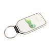 Mr. & Mrs. Panda Rectangular Keyring Crocodile, White