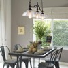 LNC Rustic Kitchen Island Lighting, 3-Light Farmhouse Chandelier for Dining