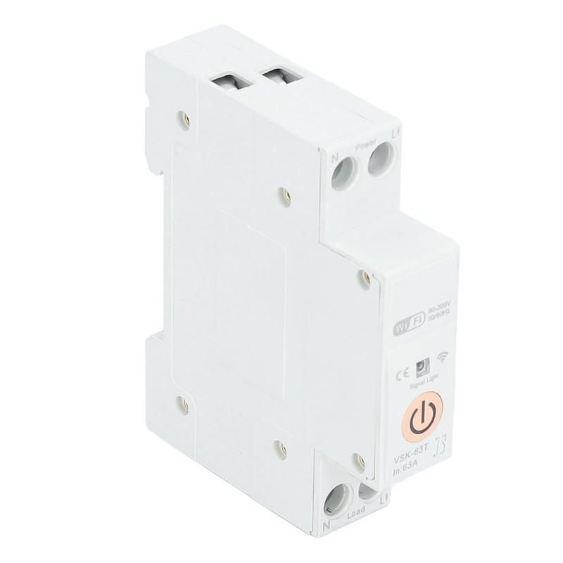 WiFi Switch Circuit Breaker 1P 63A Remote Voice Control Timing