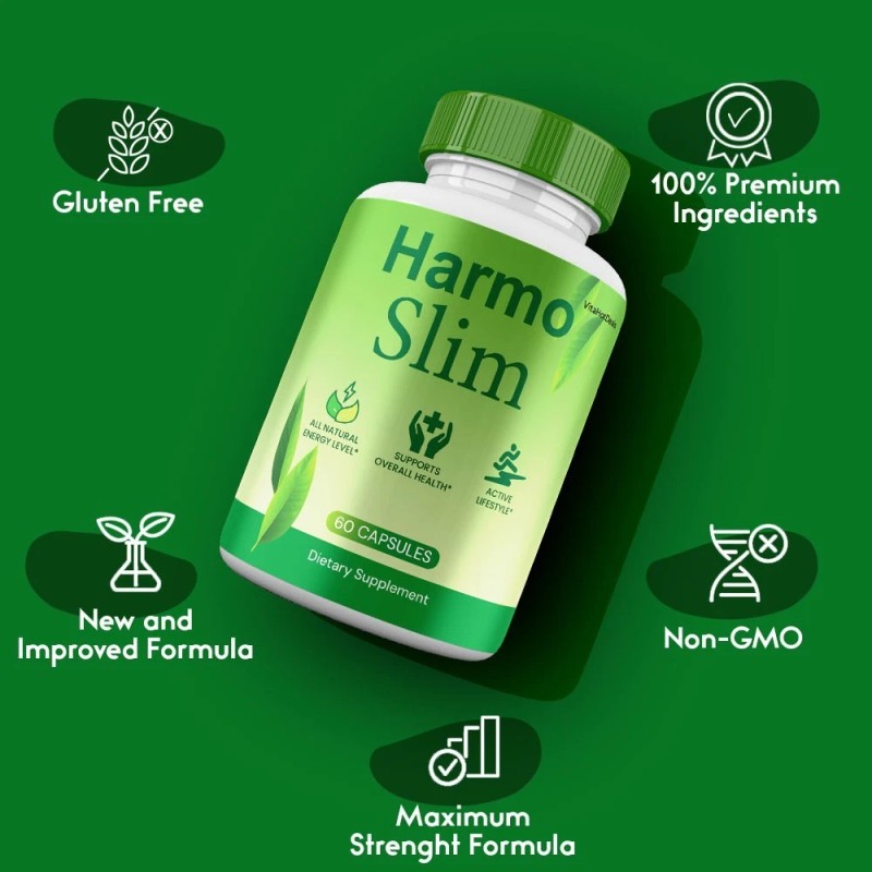 Harmo Slim Capsules, HarmoSlim Health & Wellness Supplement (3 Pack)