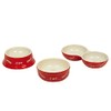 Nobby Ceramic Cat Double Bowl, 22 x 22 0.25 cm,