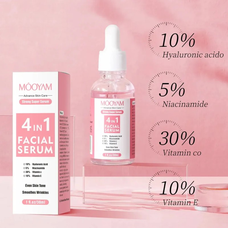 Esencia Facial 4 En 1 Que Elimina Manchas Y Humecta
