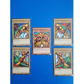 Exodia The Forbidden One - YuGiOh Legendary Decks II Yugi's God Card 5 Card Set LDK2-ENY04, LDK2-ENY05, LDK2-ENY06, LDK2-ENY07, LDK2-ENY08