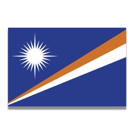 Magnet Me Up Marshall Islands Marshallese Flag Car Magnet Decal, 4x6 Inches, Heavy Duty Automotive Magnet for Car, Truck SUV