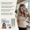Extensiones de Cabello con Clip, Color Gris Plata