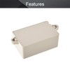 Fielect 1Pcs Project Box Junction Box IP65 Waterproof ABS Plastic