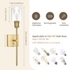 Neoglint Battery Operated Wall Sconces Set of 2, 5000mAh Rechargeable