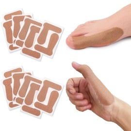 指サポーター 親指を支えるテープ 32枚入 ばね指 腱鞘炎 捻挫 つき指 痛み 軽減 関節 テーピング サポーター 手 指 付け根 固定 水濡れ可 水仕事 左右兼用 剥がれにくい 貼るだけ