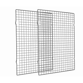 Cooling Racks for Cooking Baking Heavy Duty 10" X 16" Stainless Steel Wire Cookie Rack 2-Pack Bakeware Set for Roasting Grillingmaterial: stainless steel