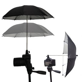 OHYER Camera Umbrella Parasol Rain Cover Camera Hot Shoe Umbrella Rain Cover Cooking Oil Adjusting Screw for Angle Black (Diameter 50 cm)