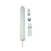 WRS 9" White Pneumatic Screen Door Closer - Light Duty