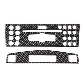 Headerbs Car Interior Trim Tool, Car Interior Trim Repair, Carbon Fibre Centre Console Navigation Panel Trim Fit for C Class W204 2005-2012