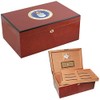 Cuban Crafters U.S. Air Force American Emblems Cherry Humidor, 120