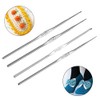 Crochet Hooks, 4 Pcs Stainless Steel Knitting Needles, Crochet Hooks