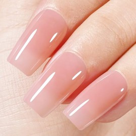 TOMICCA UV Nagellack Hellrosa, 8ml Gel Nagellack, UV LED Soak Off Manicure Gel Lacquer Varnish