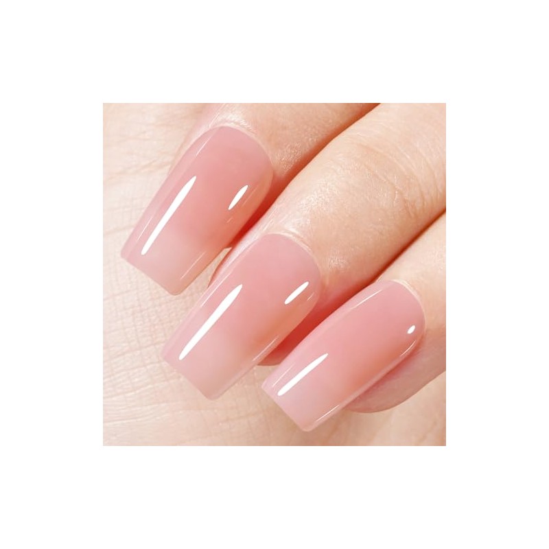 TOMICCA UV Nagellack Hellrosa, 8ml Gel Nagellack, UV LED Soak