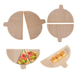 HJYDGJ Pizza Peel 4 Pieces Pizza Shovel 280 x 170 x 4 mm Shovel Pizza Shovel Pizza Peel Wooden Pizza Shovel Small Bread Shovel Bread Shovel Pizza Shovel for Baking Homemade Pizza Bread