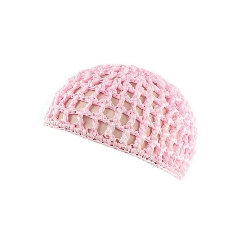 2Pcs Black Hair Nets Cap for Women Sleeping, Long Straight