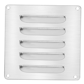 Operitacx Stainless Steel Air Vent Cover Durable Louvered Flush Grille for Boats Yachts Rvs Home Use Easy Installation Resistant Replacement for Broken Vents