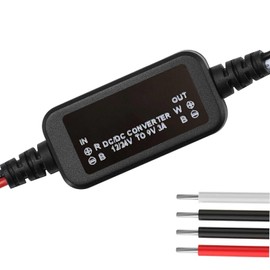 DC 12V/24V to DC 9V 2.5A/3A Voltage Converter DC 11-30V to 9V 2.5A/3A 27W Step-Down Converter Buck Converter for Automobile, Engines, LEDs etc