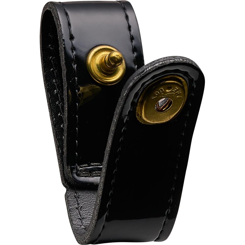 JAY-PEE Tactical Clarino High Gloss Handcuff Strap Holder with Brass