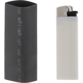 Restagraf 6682 Black Heat Shrink Tubing 12.7mm x 25.4mm x 10cm