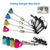 1PCS Blue Tackle Carp Fishing Swingers, LED Alarming Illuminated Bite