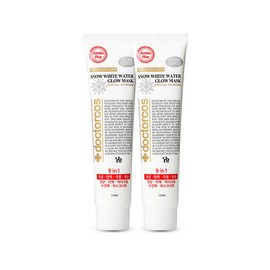 Dr. Cos 닥터코스 메온셀 스노우화이트 물광마스크 수분크림 110ml 튜브 2개 Dr. Cos Meoncell Snow White Hydrating Cream Mask 110ml Tube 2pcs