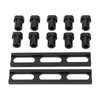 Bench Dog Set Aluminium Alloy High Strength Woodworking Planing Stop