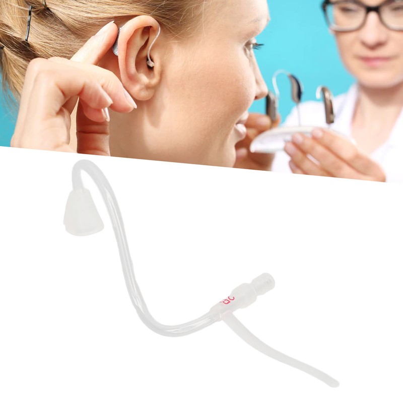 10PCS Hearing Device Sound Tube Magnify Sound Compact Plastic Replacement