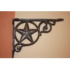 Set of 4 Lone Star Shelf Brackets Heavy Cast Iron